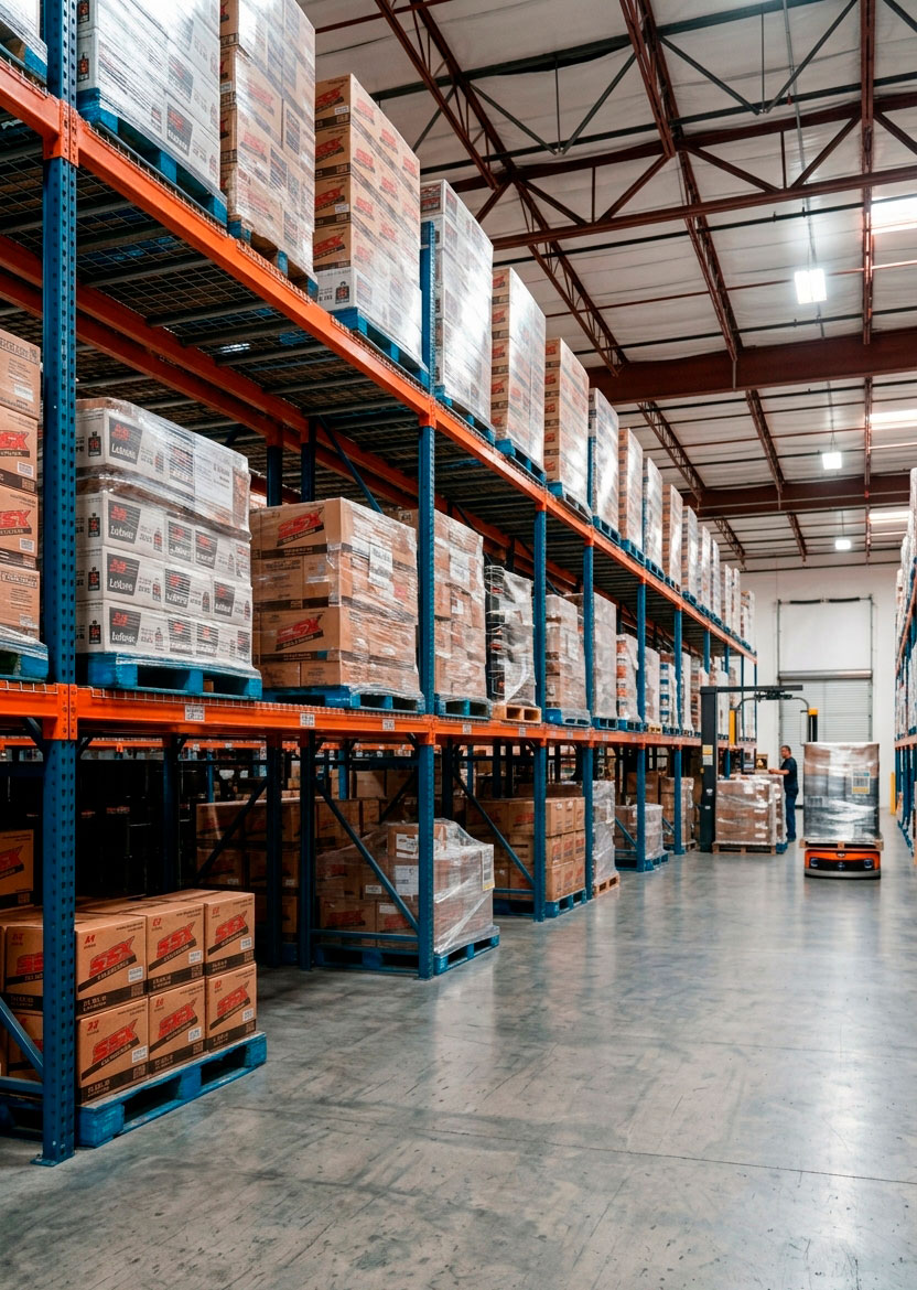 Pasillo de inventario Hytec