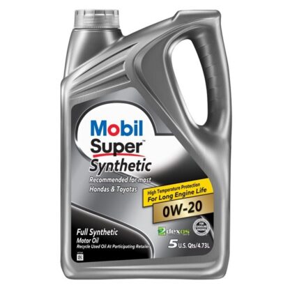 MOBIL SUPER SYNTHETIC 0W20 3 X 5QT-BOX