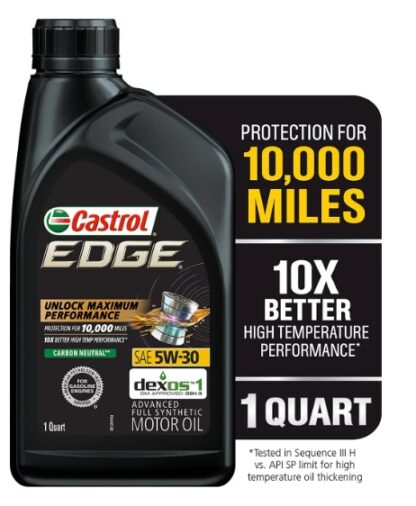 CASTROL EDGE FULL SYNTHETIC 5W30 6QTS-BOX