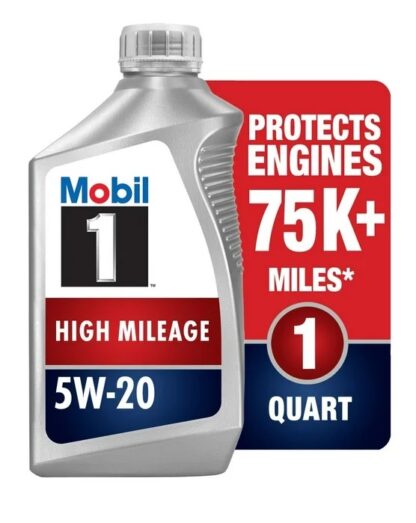 MOBIL 1 FS HIGH MILEAGE 5W20 6QTS-BOX